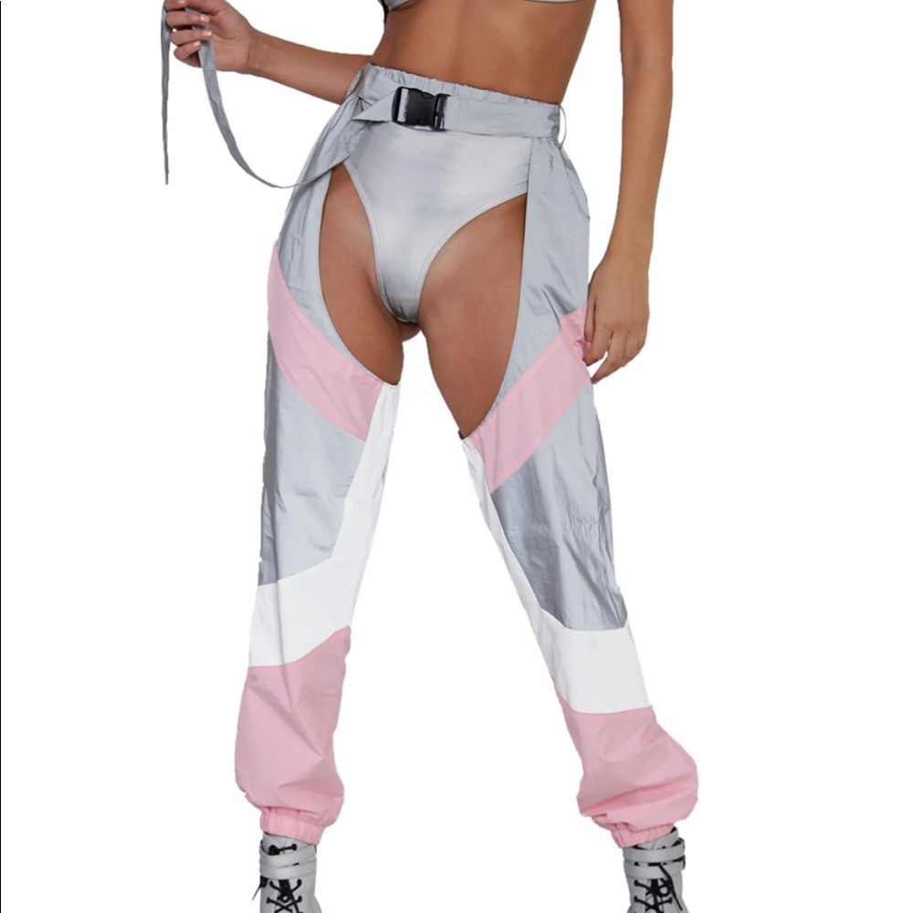 IHeartRaves Reflective Chaps